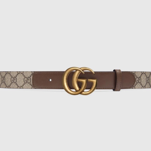 GG Belt with Double G Buckle - Picture 2 of 4